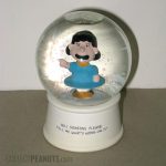 Lucy shouting 'Will someone please tell me what is going on?'  Snowglobe 