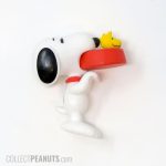 Snoopy and Woodstock dog dish glass dangler