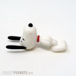 Snoopy 'hanging from legs' glass dangler