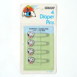 Snoopy Four Diaper Pins