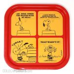 Snoopy & Charlie Brown 'Smak' Comic Metal Tray