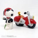 Snoopy and Woodstock Motorcycle Salt and Pepper Shakers