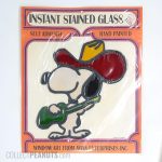 Cowboy Snoopy Instant Stained Glass