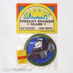 Snoopy driving racecar Instant Stained Glass