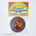 Woodstock standing with hearts Instant Stained Glass