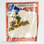 Snoopy cutting down Cherry Tree Bicentennial Instant Stained Glass