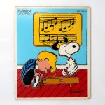 Snoopy and Schroeder Wooden Tray Puzzle