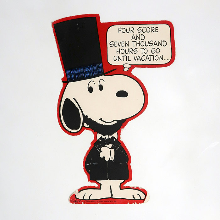 Snoopy Abe Lincoln Decoration - ShopCollectPeanuts.com