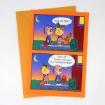 Sally & Linus Halloween Card