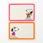 Joe Cool and Suited Snoopy Name Tag Stickers