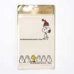 Snoopy and Woodstock Christmas Name Tag Stickers