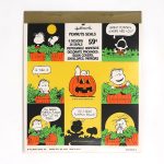 Snoopy and Linus Halloween Seals