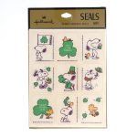 Snoopy and Woodstock St. Patrick's Seals
