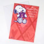 Snoopy Fold Out Valentine's Day Card