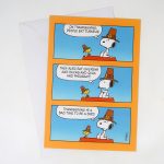 Snoopy & Woodstock Thanksgiving Greeting Card