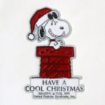 Snoopy Joe Cool in Chimney Christmas Magnet