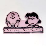 Lucy and Charlie Brown at the Wall Magnet