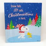 Snoopy & Woodstock Christmas Wall Art