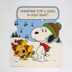 Caroling Snoopy and Woodstock Christmas Decoration