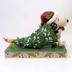 Snoopy Time to Trim the Tree Christmas Figurine