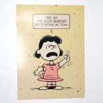 Lucy raising fist 'Here are five good reasons not to bother me today' Poster