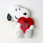 Snoopy with  ‘Be Mine’ Heart Lapel Pin