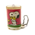 Snoopy hugging Woodstocks Keychain Flashlight