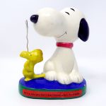 Snoopy and Woodstock with Sign Figurescene