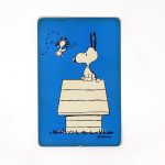 Snoopy with Woodstock Flying - Single Card
