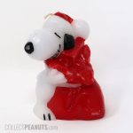 Santa Snoopy with Sack candle
