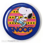 Snoopy Rollerskating 'Snoopy' Pinback Button