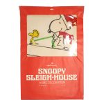 Snoopy Sleigh-House Home Decoration