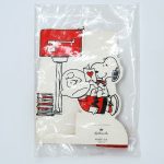 Snoopy & Charlie Brown by mailbox with valentines honeycomb Gift Tag