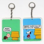 Snoopy in Shower Comic Keychain