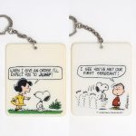 Lucy First Sergeant with Linus and Snoopy Comic Keychain