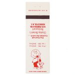 Charley Brown's Restaurant Red Matchbook
