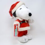 Santa Snoopy Christmas Musical Plush