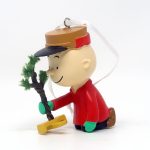Charlie Brown with Christmas Tree Ornament