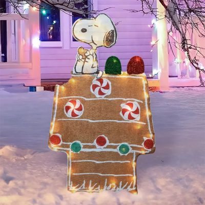 Peanuts yard decor at Tractor Supply Co.