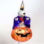 Vampire Snoopy Halloween Pumpkin Ornament