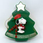Snoopy Wearing Scarf Ornament with Box