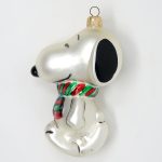 Snoopy wearing scarf Christmas Ornament