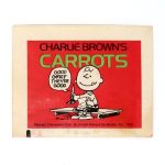 Charlie Brown's Carrots Seed Packet 