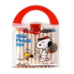 Snoopy and Woodstock playing tennis Mini Pencil Set