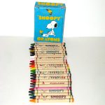  Snoopy box of 24 Crayons - Blue