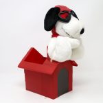 Flying Ace Snoopy Plush with Doghouse Planter