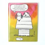 Snoopy - It's so hard to keep your mind on a diet when stomach just sent out for pizza Plaque