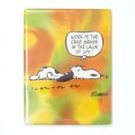 Snoopy 'Work is the crab grass in the lawn of life' Plaque