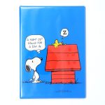 Snoopy looking at Woodstock on doghouse 'A Night out calls for a day in' Plaque