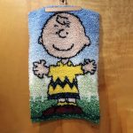 Dancing Charlie Brown Latch Hook Rug
